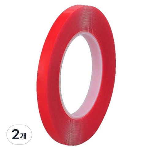 알로데 나노 다용도 강력 양면 테이프 TYPE01 너비 18mm x 길이 10m, 2개