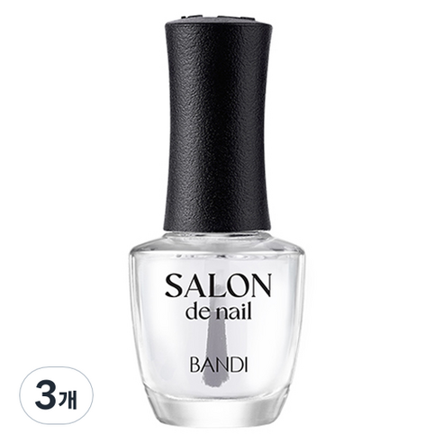 반디BANDI 살롱드 네일, 7ml, 탑코트, 3개