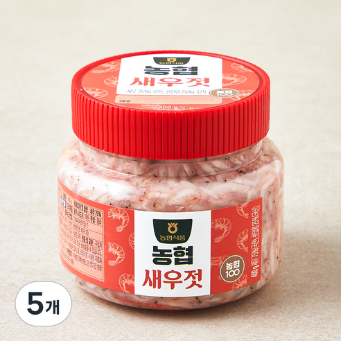 농협식품 국내산 새우젓, 400g, 5개