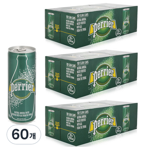 페리에 플레인 탄산수, 250ml, 60개