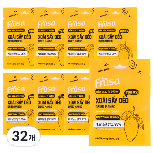 Frusa 푸루사 건망고, 35g, 32개