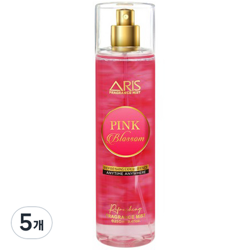 아리스 향수 바디미스트 핑크블로썸, 5개, 250ml