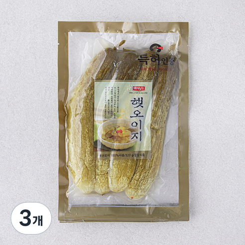 나무새 햇오이지, 320g, 3개