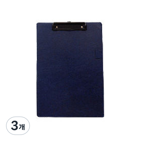 라이프퀄업 클립보드 A5, 블루, 3개