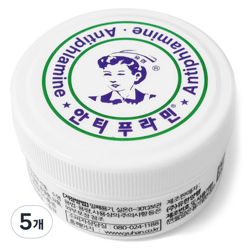 안티푸라민 유한양행 바르는 진통소염 연고 30ml, 5개