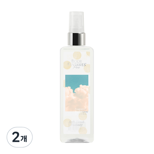 바디판타지 바디미스트 퓨어 소프트 클라우드 판타지, 118ml, 2개