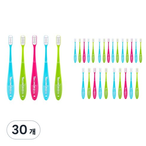 예꼬맘 실크 어린이용 칫솔 2단계, 랜덤발송, 1개입, 30개