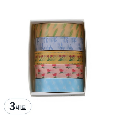 꼬까 다꾸 마스킹 테이프 5개입, 09, 3세트