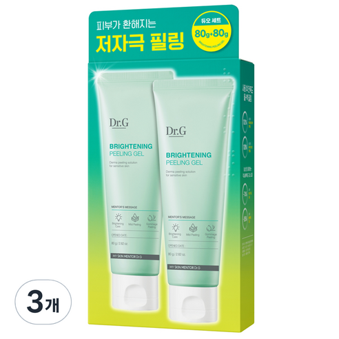 닥터지 브라이트닝 필링젤 듀오 2p, 160g, 3개