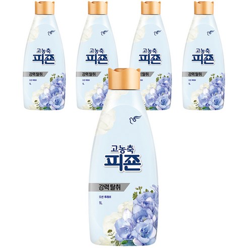 고농축 피죤 강력탈취 오리지널 오션후레쉬 섬유유연제, 1L, 5개