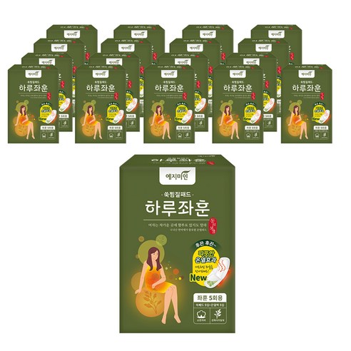 예지미인 좌훈쑥 오가닉코튼 찜질패드 5개입, 18개
