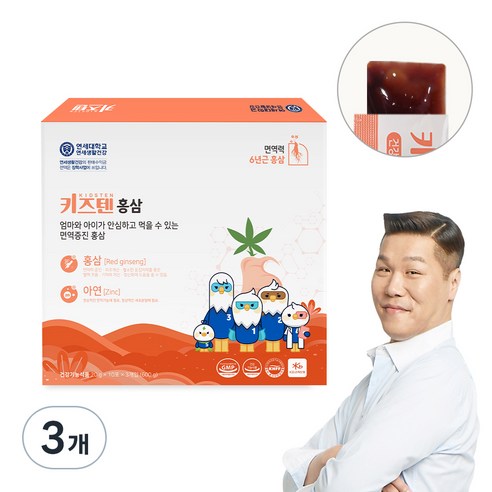 키즈텐 홍삼, 600g, 3개