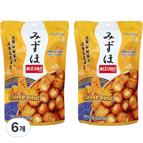 미즈호 치즈링, 45g, 6개
