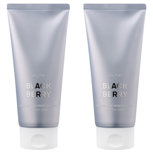 줄라이미 논워시 극손상 집중케어 헤어팩 블랙베리, 200ml, 2개