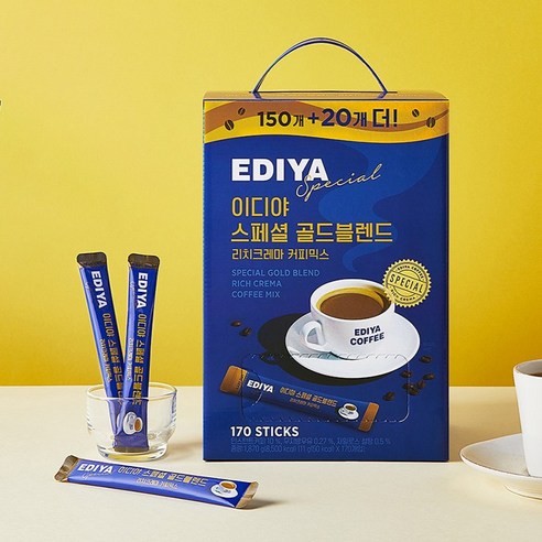 황홀한 풍미, 이디야 스페셜 골드블렌드 리치크레마 커피믹스로 완성하는 일상의 작은 사치
