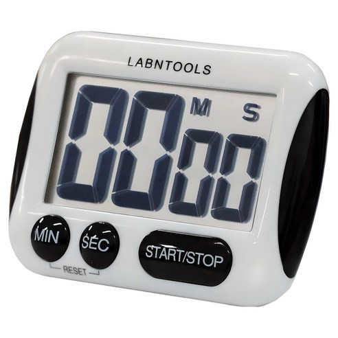 랩앤툴스 디지털 타이머, 블랙, 1개