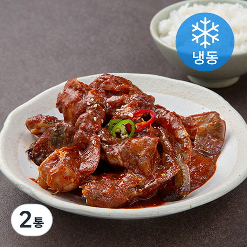 최인선 셰프의 함초품은 군산 양념꽃게장 (냉동), 600g, 2통