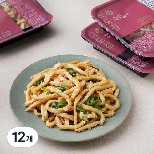 바다원 식도감 땡초 어묵조림 반찬, 80g, 12개