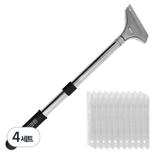 월드크린 밀칼 스크래퍼 2단+칼날 10p, 4세트