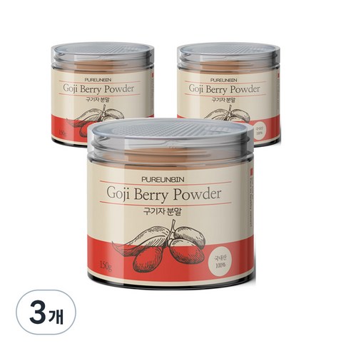 푸른빈 구기자 분말 가루, 3개, 150g
