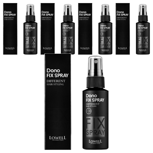 로웰도노 픽스 헤어스프레이, 5개, 60ml