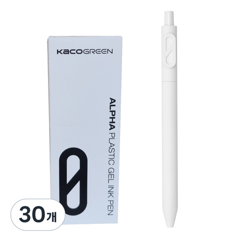 카코 알파 소프트 중성 젤펜 0.5mm, 숫자 0, 30개