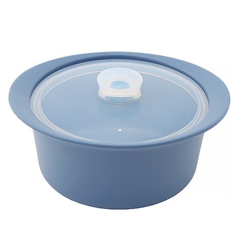 홈하우스 실리콘 전자레인지 찜기 1200ml, 다크블루, 1개