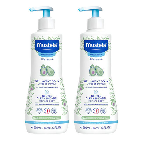 무스텔라 유아용 젠틀 클렌징 젤, 500ml, 2개