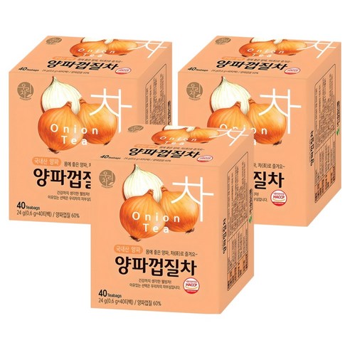 우리차 양파껍질차, 0.6g, 40개입, 3개
