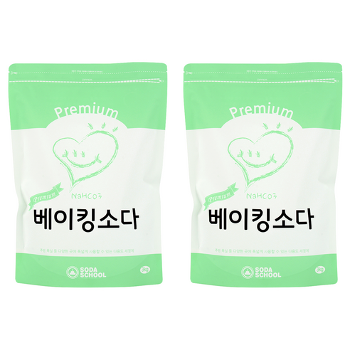소다스쿨 프리미엄 베이킹소다, 3kg, 2개