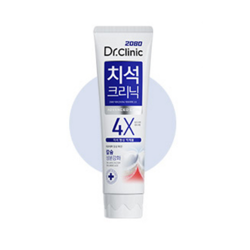 2080 닥터크리닉 고불소 1450 치석치약 2.0으로 완벽한 구강 건강을 경험하세요!