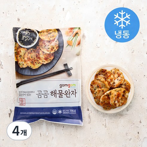 곰곰 해물완자 (냉동), 795g, 4개