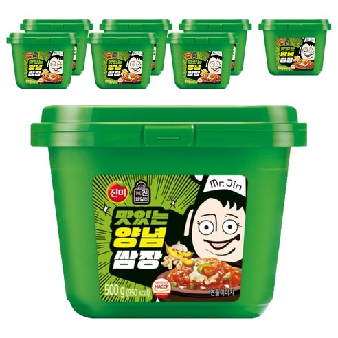 진미 맛있는 양념쌈장, 1kg, 8개