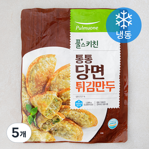 풀무원 풀스키친 통통당면 튀김만두 (냉동), 1.2kg, 5개