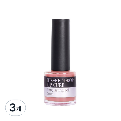 럭스 레드드롭 립큐어 롱래스팅젤 8ml, 클로리스, 3개
