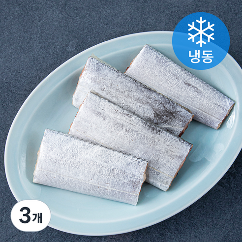 초록바다 국산 손질 갈치 1마리 (냉동), 220g(대,4토막), 3개