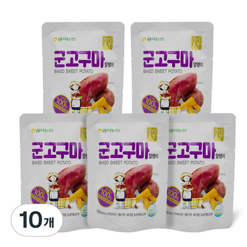 공덕농협 군고구마 말랭이, 10개, 100g