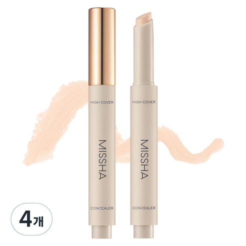 미샤 하이 커버 스테이 스틱 컨실러 2.8g, 페어, 4개