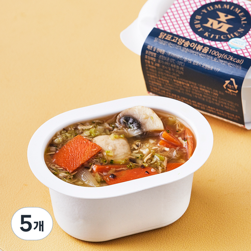 얌이밀 닭표고양송이볶음, 100g, 5개