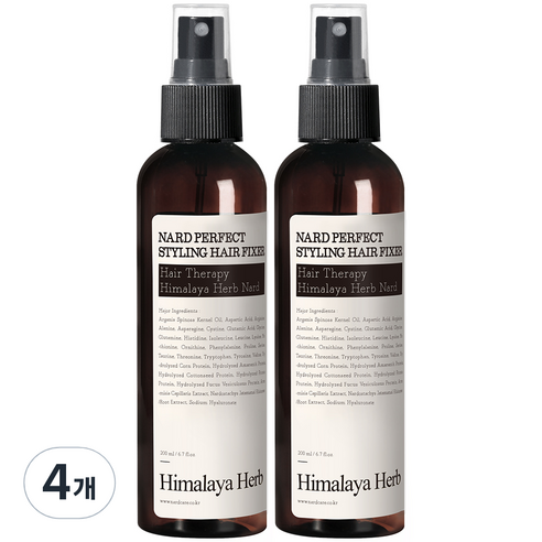 부케가르니 나드 퍼펙트 스타일링 헤어 픽서 200ml, 4개