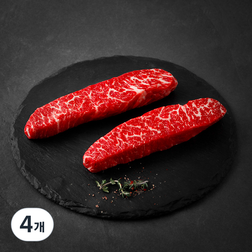 미국산 살치살 스테이크용 (냉장), 300g, 4개