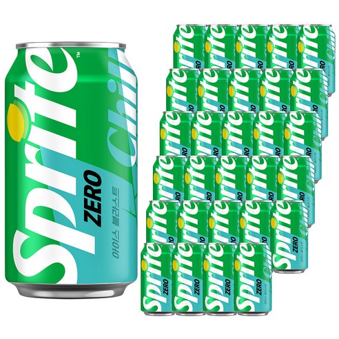 스프라이트 제로 Chill 사이다, 350ml, 72개