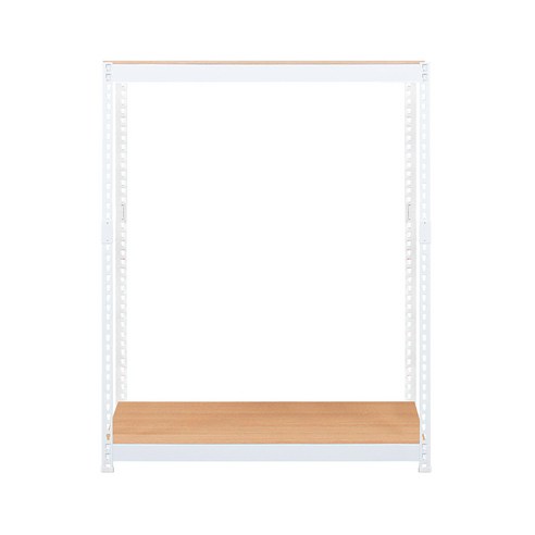 스피드랙 V2 스탠드선반 2단 1200 x 300 x 1500 mm, 화이트