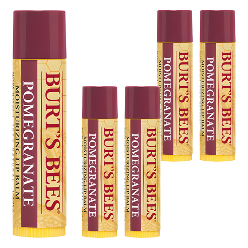 버츠비 모이스춰라이징 립밤, 포머그래넛트, 4.25g, 5개