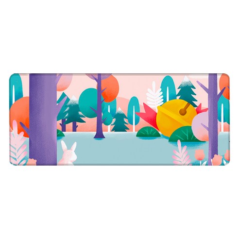 네추럴 마우스장패드 40 x 90 x 0.4 cm, TYPE25, 1개