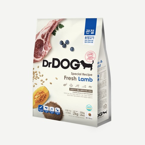 닥터독 관절 강아지 사료, 250g, 8개