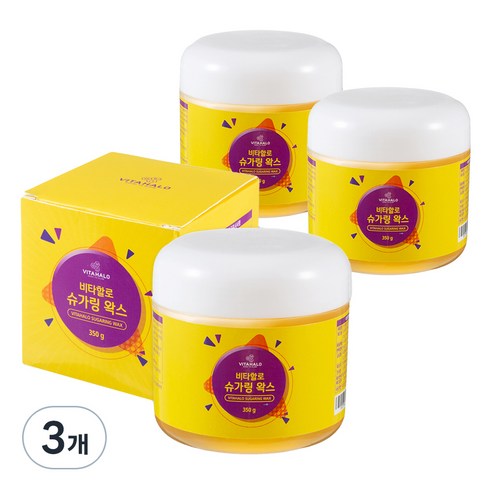 비타할로 슈가링 왁스, 350g, 3개