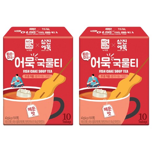 녹차원 따끈따끈 어묵국물티 매운맛