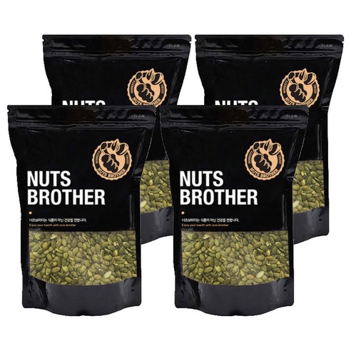 너츠브라더 생호박씨, 500g, 4개