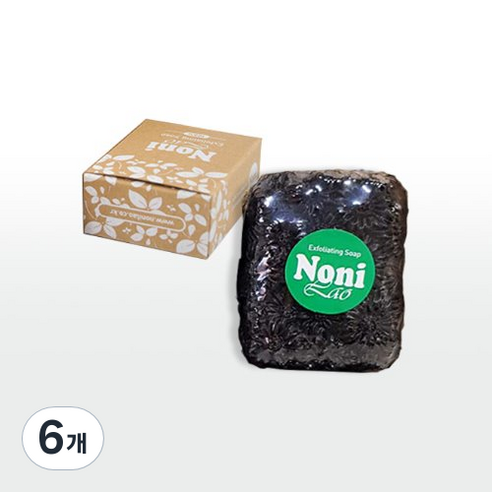노니라오 노니 수제 비누, 110g, 6개